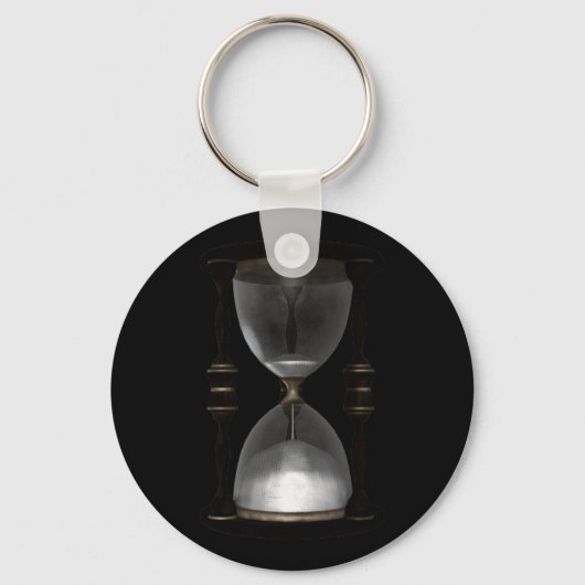 Halftone Hourglass Sand Timer Schlüsselanhänger (Vorderseite)