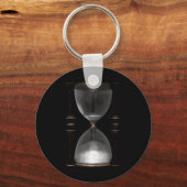 Halftone Hourglass Sand Timer Schlüsselanhänger (Vorderseite)
