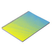 Halftone Illustration Pop, Art, Muster, Comic, Gra Notizblock (Linke Seite)