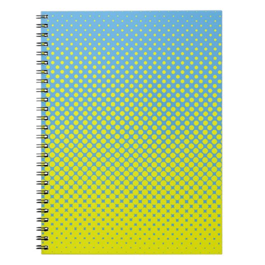 Halftone Illustration Pop, Art, Muster, Comic, Gra Notizblock (Vorderseite)