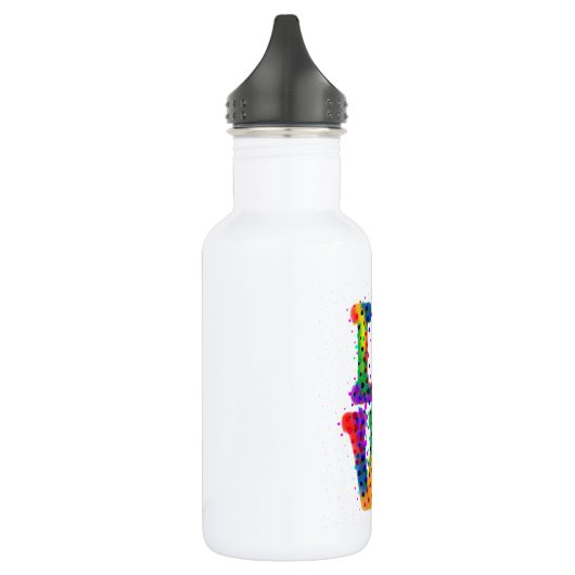 Halftone Liebe Trinkflasche (Links)