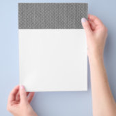 Halftone screen - Schwarz Flyer (Hand)