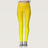 Halftone Senf und Gelb Leggings (Vorderseite)