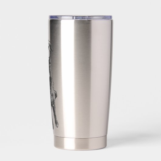 Halftone sky arc thermobecher (Rückseite)