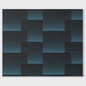 Halftone Vector Diamond Muster Thunder_Cove Geschenkpapier (Flach)