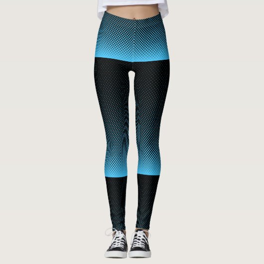 Halftone Vector Diamond Muster Thunder_Cove Leggings (Vorderseite)