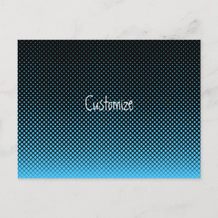Halftone Vector Diamond Muster Thunder_Cove Postkarte