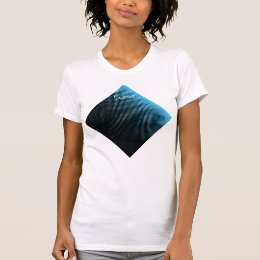 Halftone Vector Diamond Muster Thunder_Cove T-Shirt (Vorderseite)