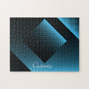 Halftone Vector Diamond Pattern Thunder_Cove Puzzle