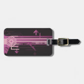 Halftonmuster Gepäckanhänger (Vorderseite horizontal)