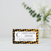 halftonorange visitenkarte (Stehend Vorderseite)