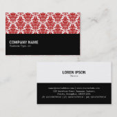 Halfway 073 - Ruby Damask Visitenkarte (Vorne/Hinten)