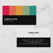 Halfway Colorbars 02 Visitenkarte (Vorne/Hinten)