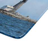 Halfway Rock Lighthouse, Maine Cutting Board Schneidebrett (Ecke)