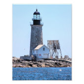 Halfway Rock Lighthouse, Maine Foto Print (Vorne)