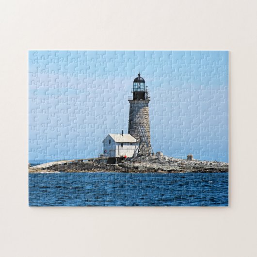 Halfway Rock Lighthouse, Maine Jigsaw Puzzle (Horizontal)