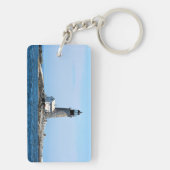 Halfway Rock Lighthouse, Maine Keyring Schlüsselanhänger (Rückseite)