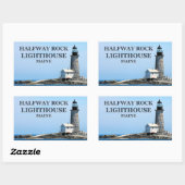 Halfway Rock Lighthouse, Maine Stickers (Blatt)