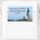 Halfway Rock Lighthouse, Maine Stickers (Tasche)