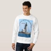 Halfway Rock Lighthouse, Maine Sweatshirt (Vorne ganz)