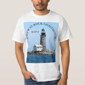 Halfway Rock Lighthouse, Maine T - Shirt (Vorderseite)