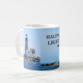 Halfway Rock Lighthouse, Maine Tasse (Vorderseite Links)