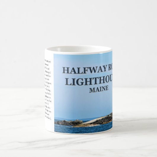 Halfway Rock Lighthouse, Maine Tasse (Mittel)