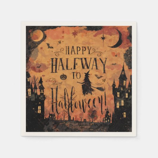 Halfway to Halloween Partyware Serviette (Vorderseite)