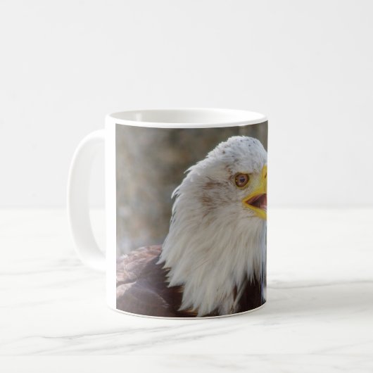 Haliäetus leucocephalus kaffeetasse (Vorderseite Links)