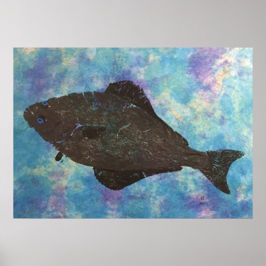 Halibut - 28" x 20" Poster (Vorne)