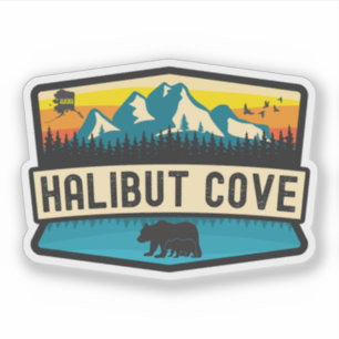 Halibut Cove, Alaska Aufkleber