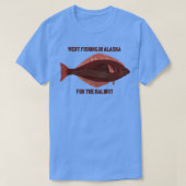 Halibut Fishing Pun TShirt (Design vorne)