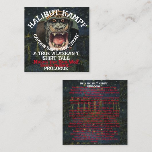 Halibut Kampf Captain Dans Prolog Begleitkarte (Vorne/Hinten)