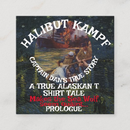 Halibut Kampf Captain Dans Prolog Begleitkarte (Vorderseite)