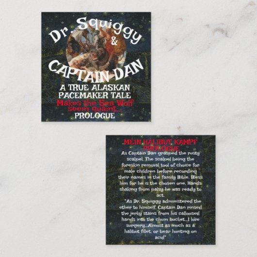 Halibut Kampf Captain Dans Prolog Begleitkarte (Vorne/Hinten)