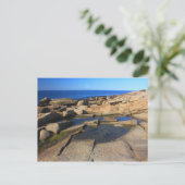 Halibut Point Tide Pool Rockport Cape Ann Postkarte (Stehend Vorderseite)