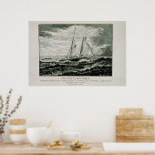 Halibut schooner poster (Küche)