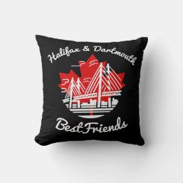Halifax and Dartmouth Bestfriends canada pillow Kissen