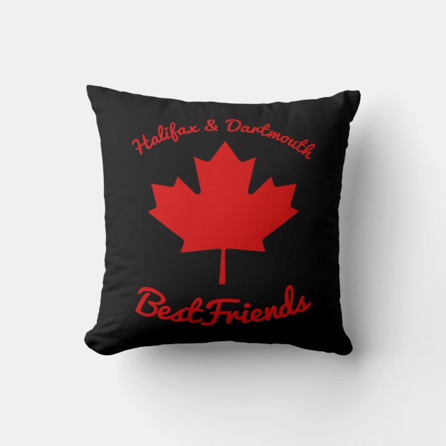 Halifax and Dartmouth Bestfriends canada pillow Kissen (Vorderseite)