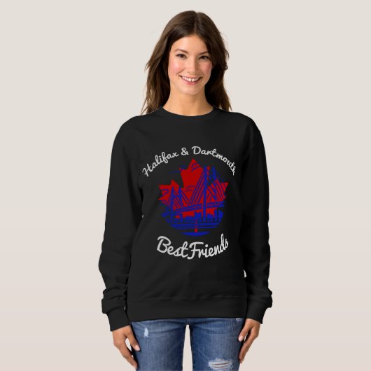 Halifax and Dartmouth Bestfriends canada Shirt (Vorne ganz)