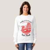 Halifax and Dartmouth Nova Scotia Best Friends Sweatshirt (Vorne ganz)