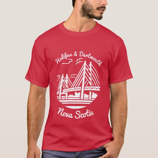 Halifax and Dartmouth Nova Scotia Shirt (Vorderseite)