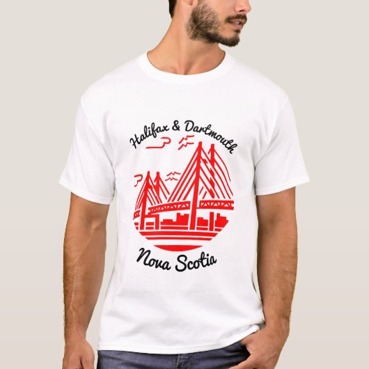 Halifax and Dartmouth Nova Scotia Shirt bridge (Vorderseite)
