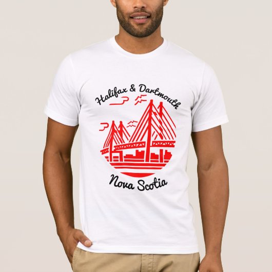 Halifax and Dartmouth Nova Scotia Shirt bridge (Vorderseite)