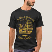 Halifax and Dartmouth Nova Scotia T - Shirt gold (Vorderseite)