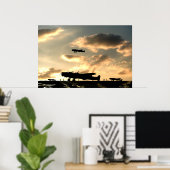 Halifax Bombers Dusk Dispersal Poster (Heimbüro)