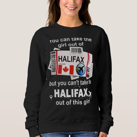 Halifax Bordkarte Halifax Mädchen Halifax Sweatshirt (Vorderseite)