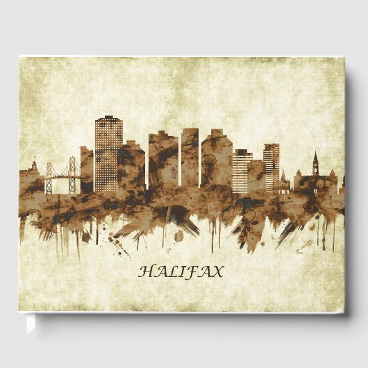 Halifax Canada Cityscape Gästebuch (Vorderseite)