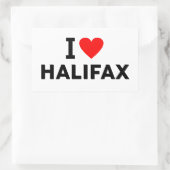 Halifax Canada Rechteckiger Aufkleber (Tasche)