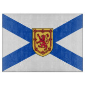 Halifax canada-Schnittpappe der Nova Scotia-Flagge Schneidebrett (Vorderseite)
